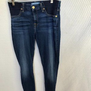 7FOR ALL MANKIND JEANS THE ANKLE SKINNY NW SZ 28 STRETCH